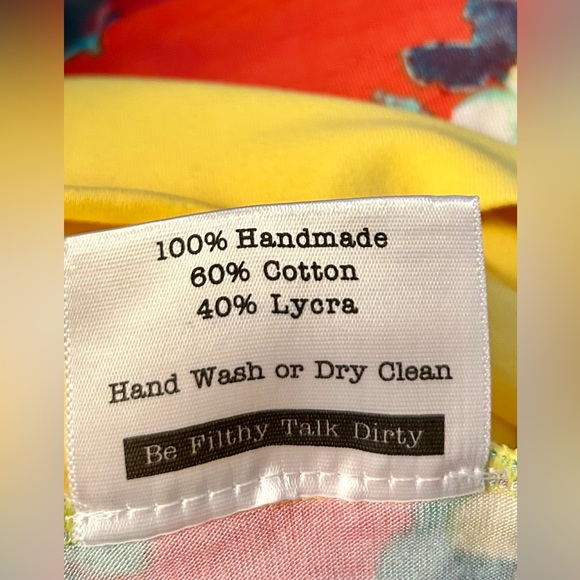 Filthy Mouth Strapless Maxi Dress.  Size Small. - Picture 7 of 7